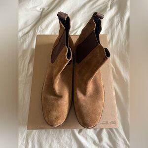 Crevo Men's Tan Suede Boots